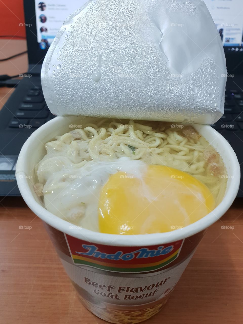 Instant Noodles with Egg.