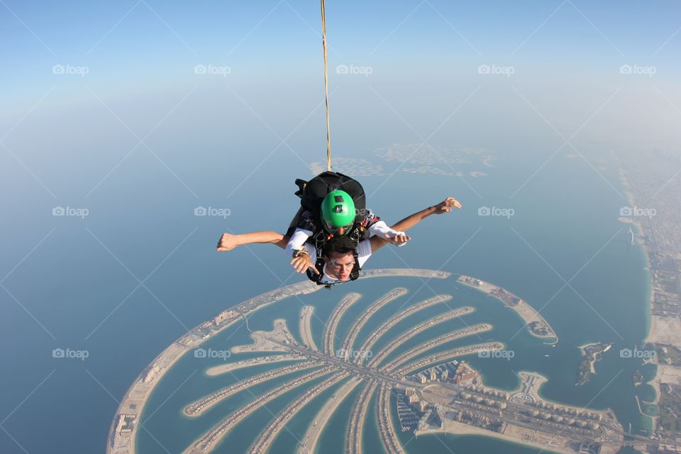 Skydive Dubai. Palm Jumeirah