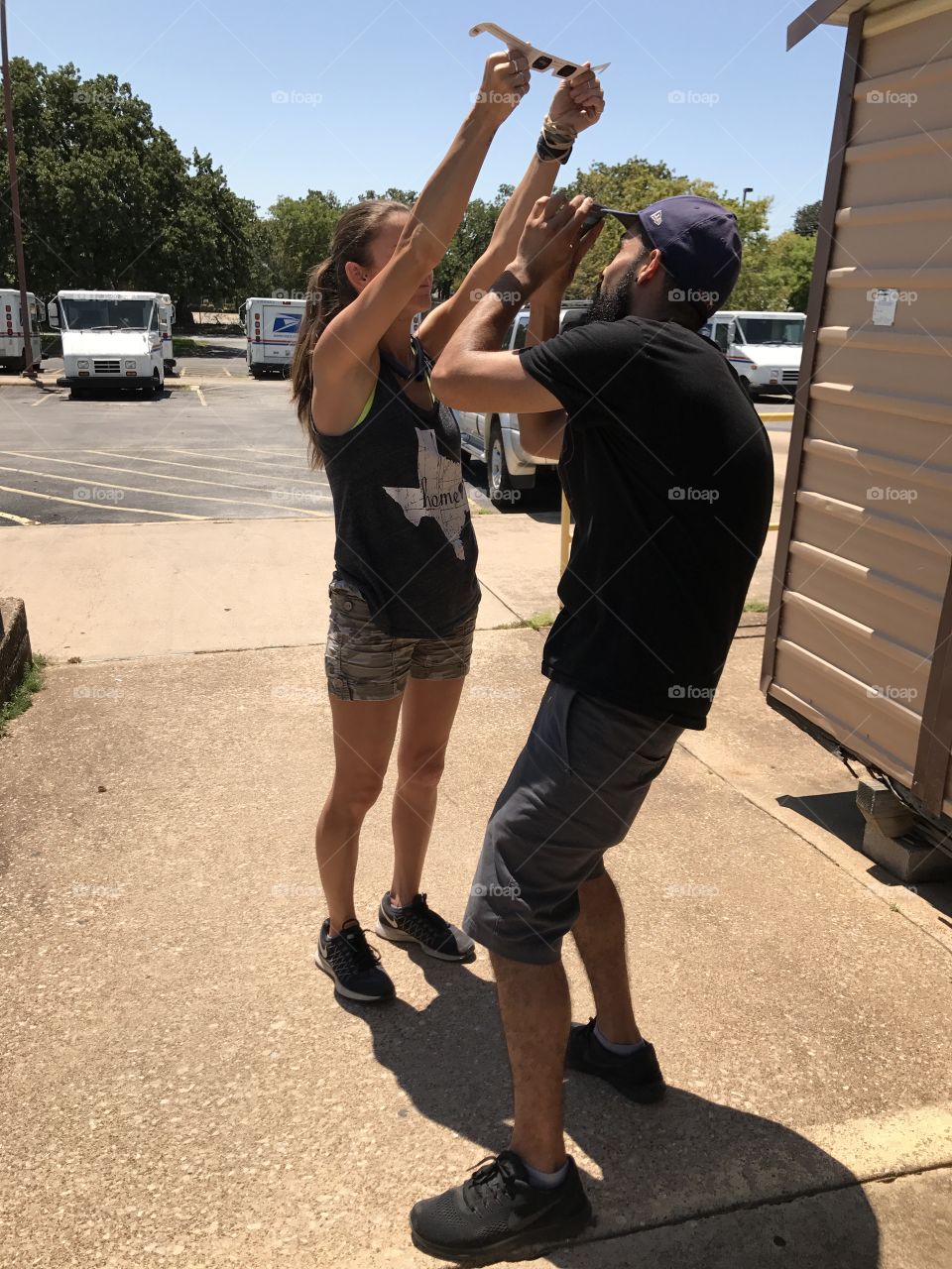 Trying to capture the solar eclipse