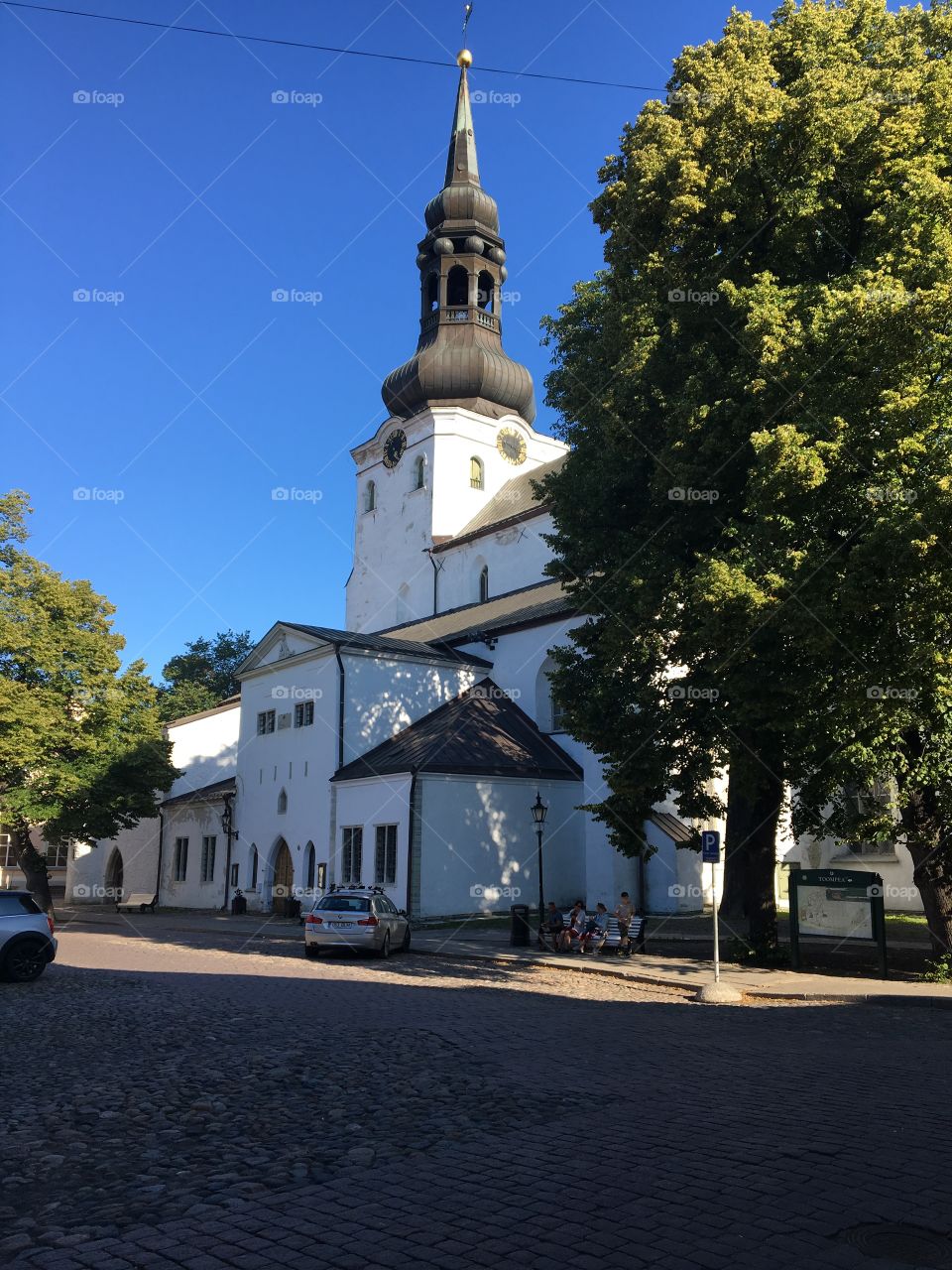 Tallinn church old town 