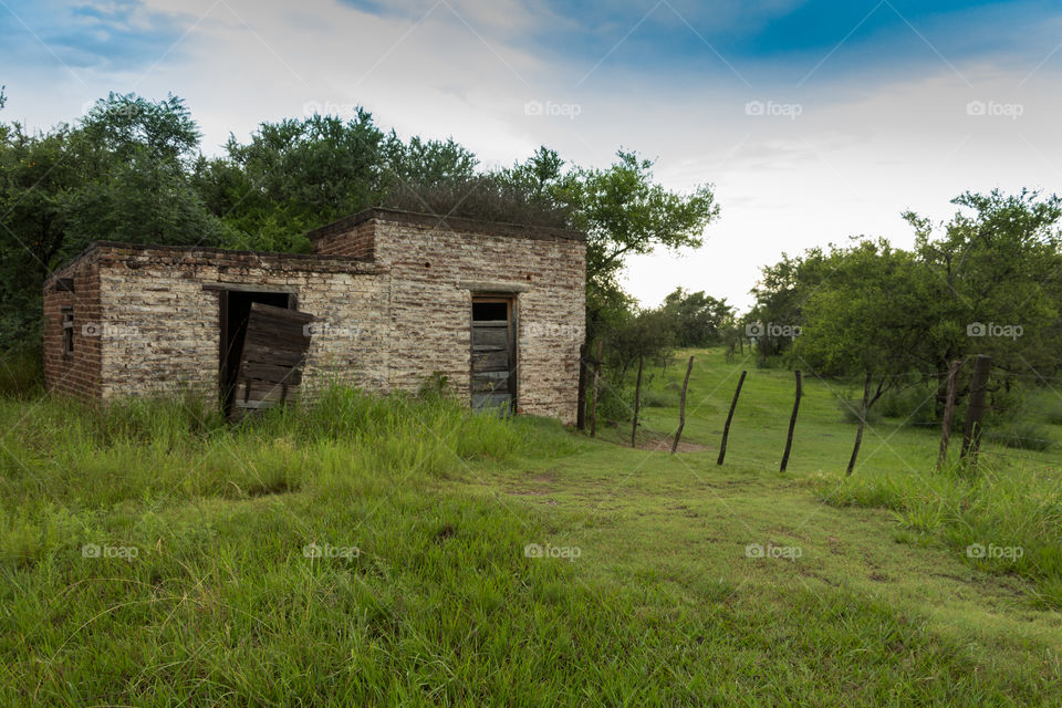 rural post ruined