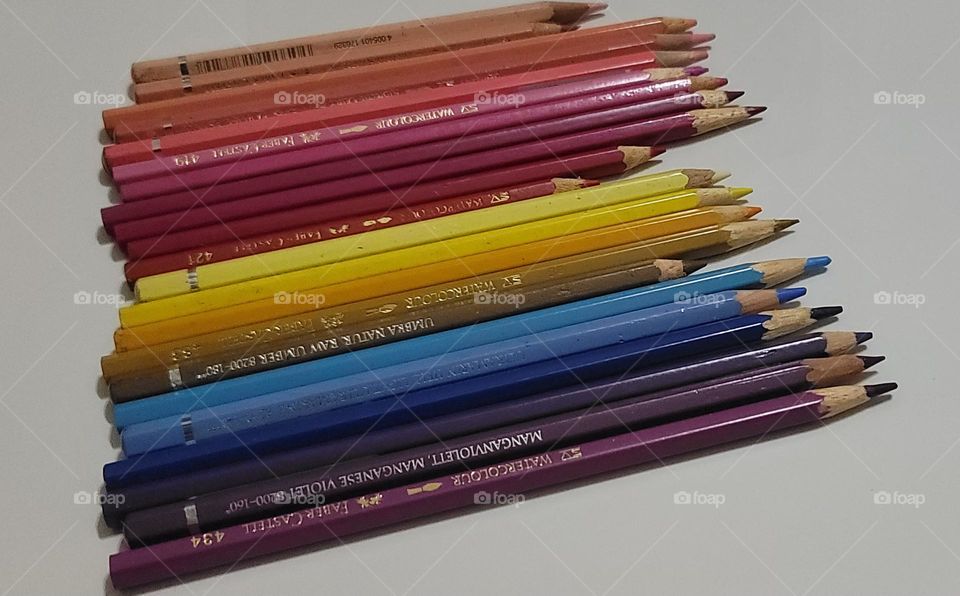 Barbie color pencils