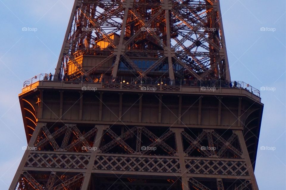 2nd floor of the Eiffel Tower, Paris 
