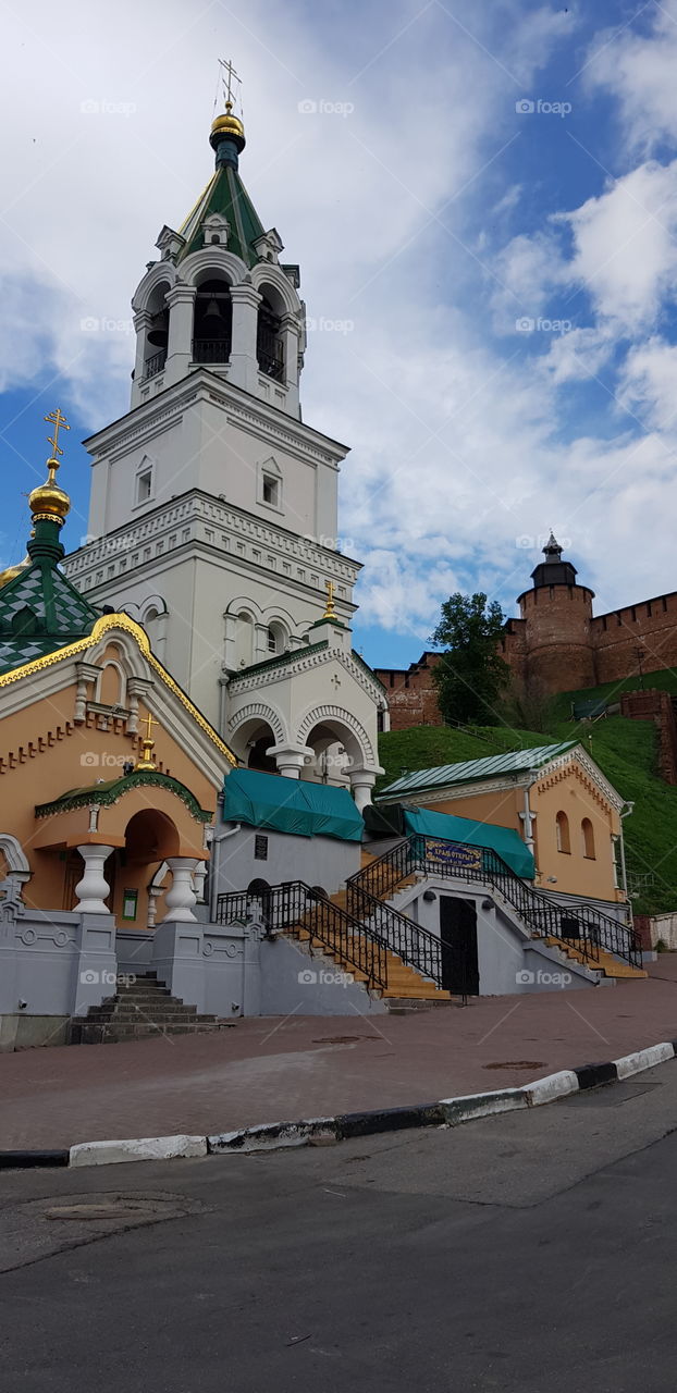 old church in old town