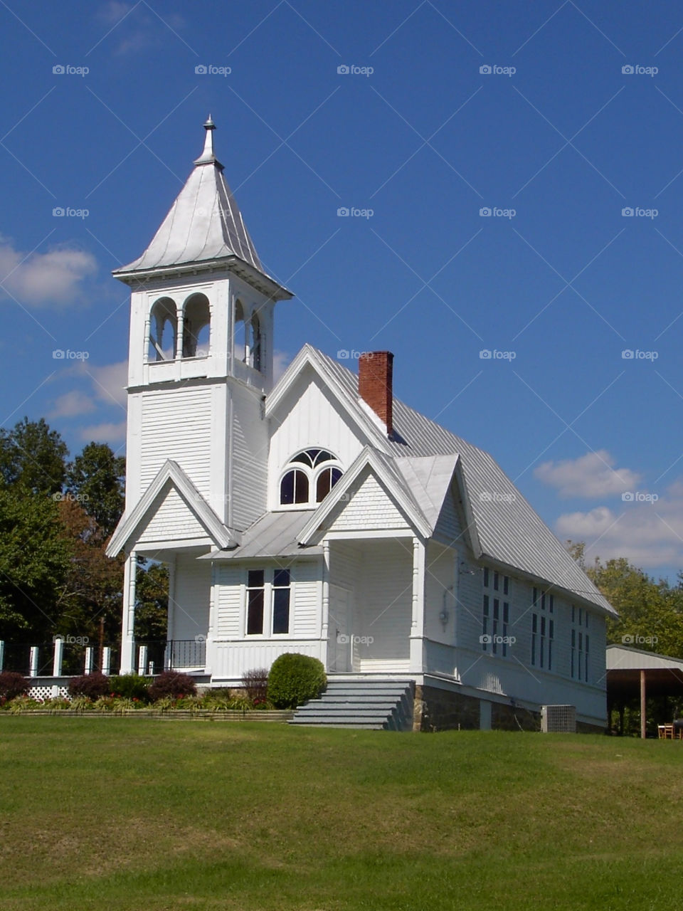 White Church in the Country