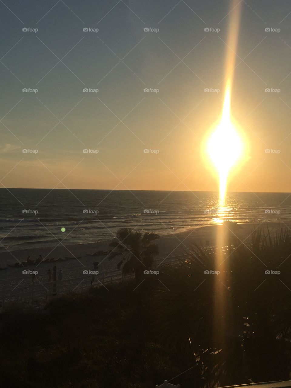 Sunset at Daytona Beach Florida 