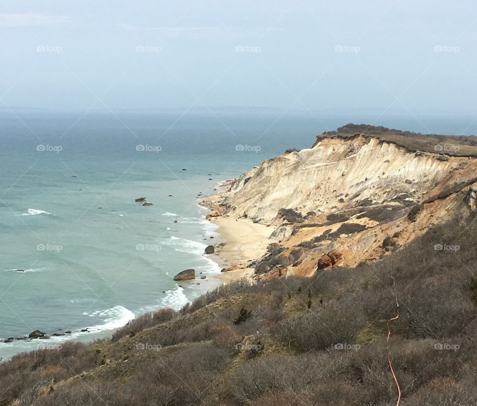 Ocean view and cliffs