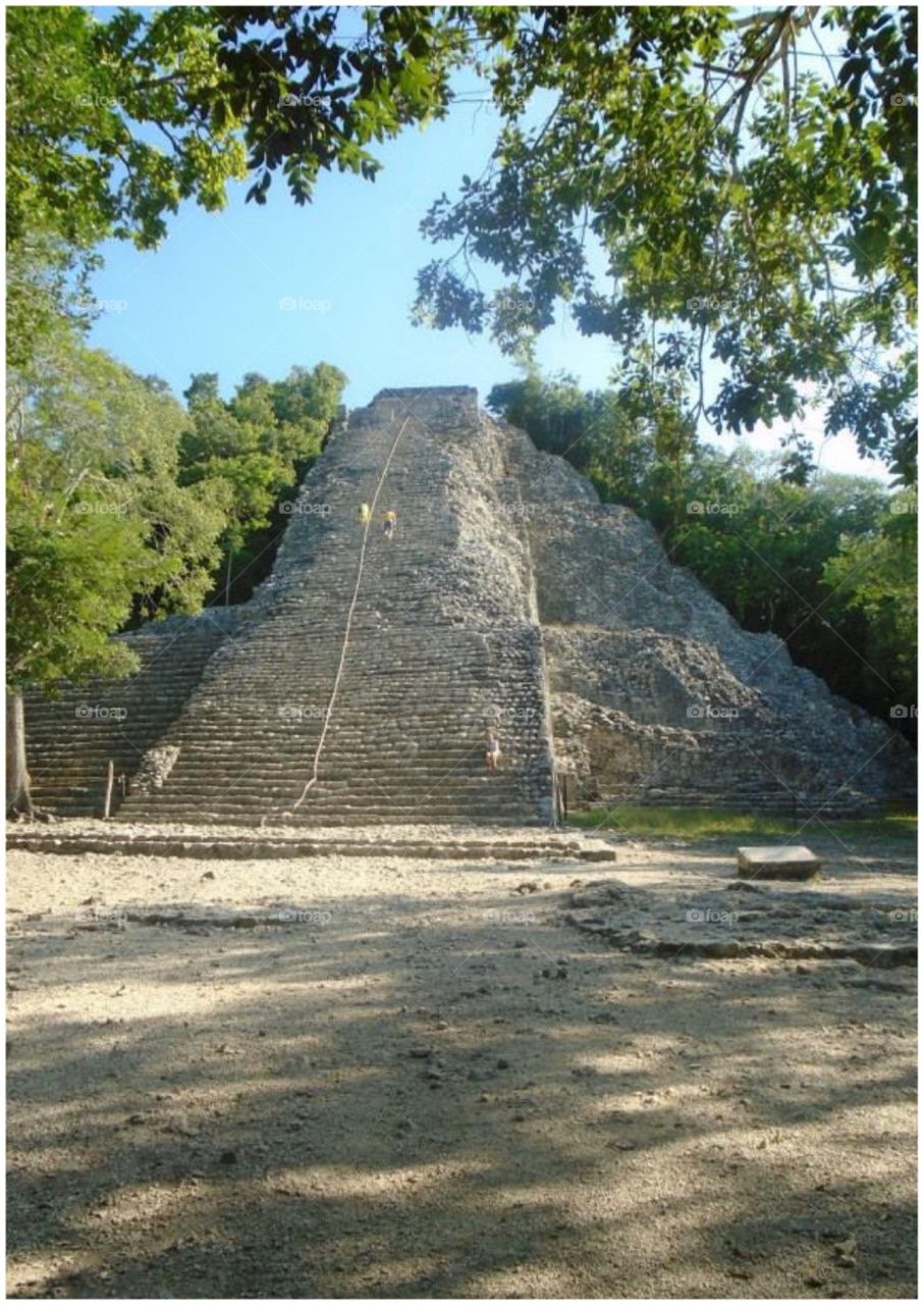 Coba, Mayan pyramid 