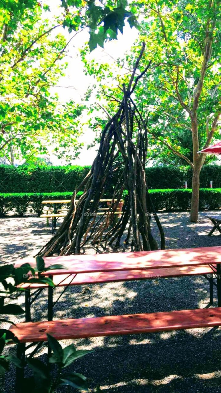 Beautiful decor outside 