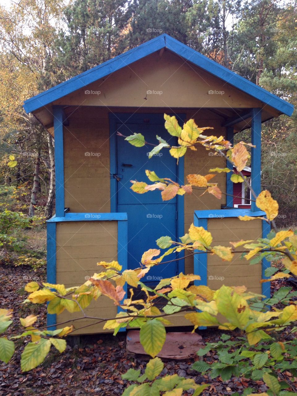 Beachhut in Autumn