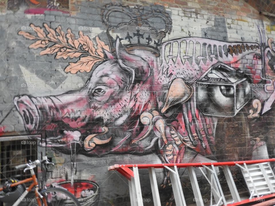 Graffiti pig 