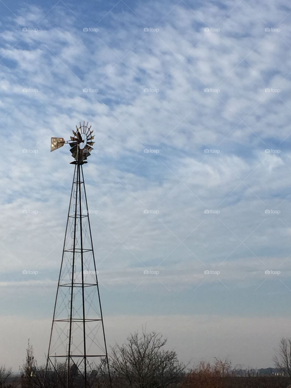Windmill on the prairie 