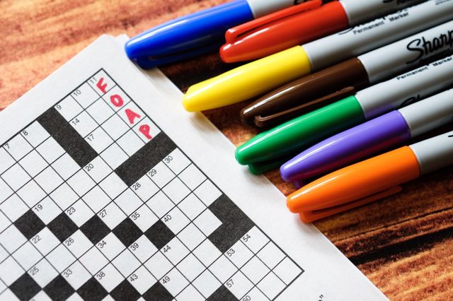 Crossword Puzzles, Foap Crossword, Sharpies And Crossword Puzzles, Colorful Crossword Puzzles 