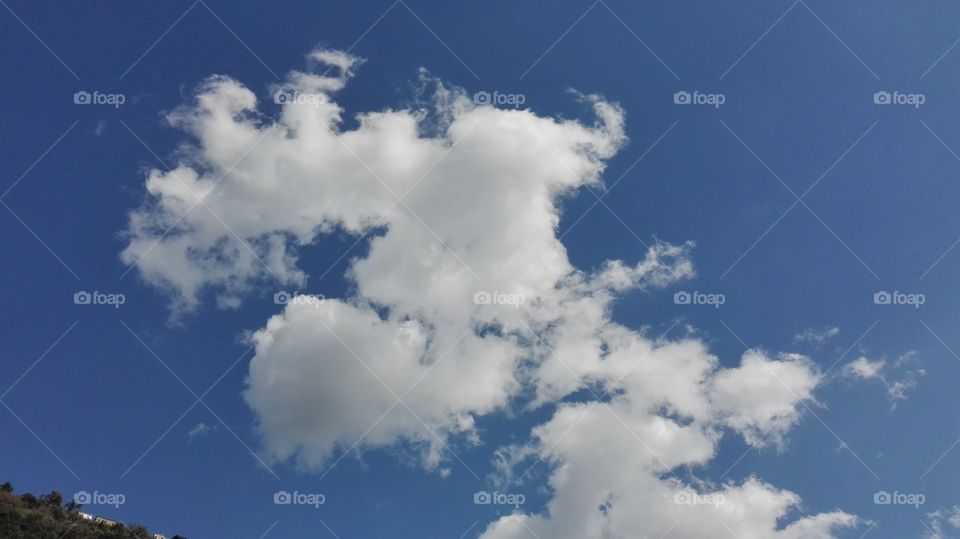 Nice cloud in blue sky