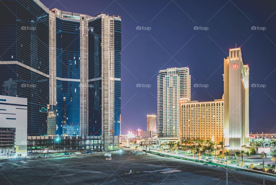 Vegas at night 