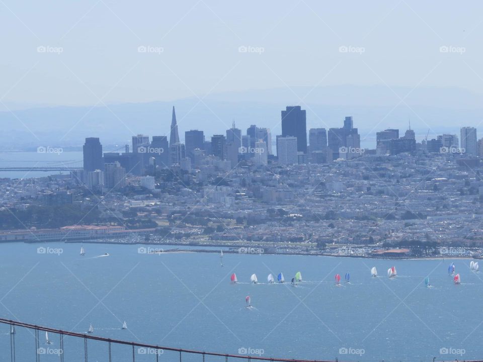 San Francisco Sail Boat Regatta 