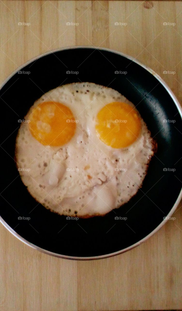 Eggs#Food#Two#Pan