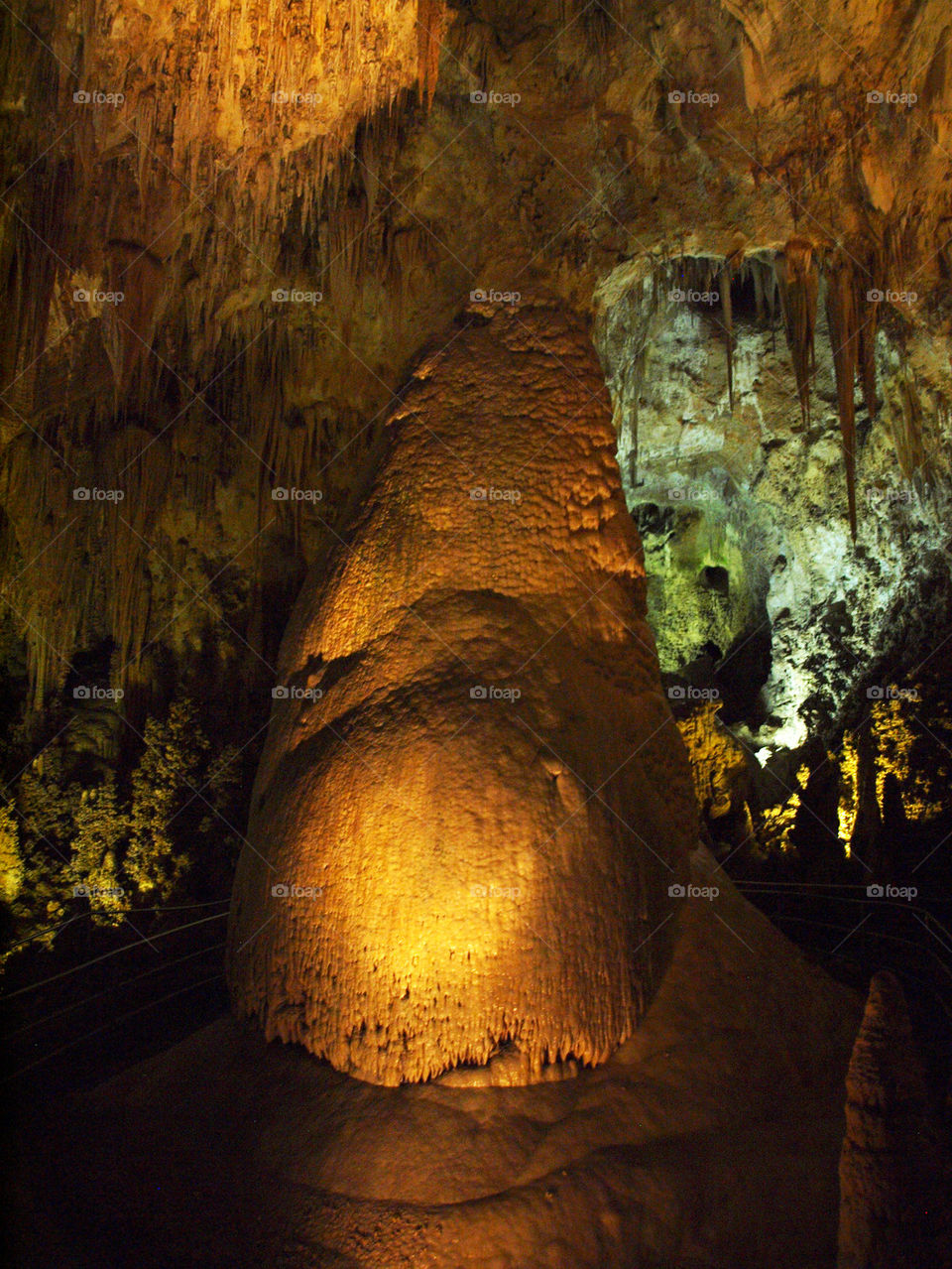stalagmite, carlsbad caverns