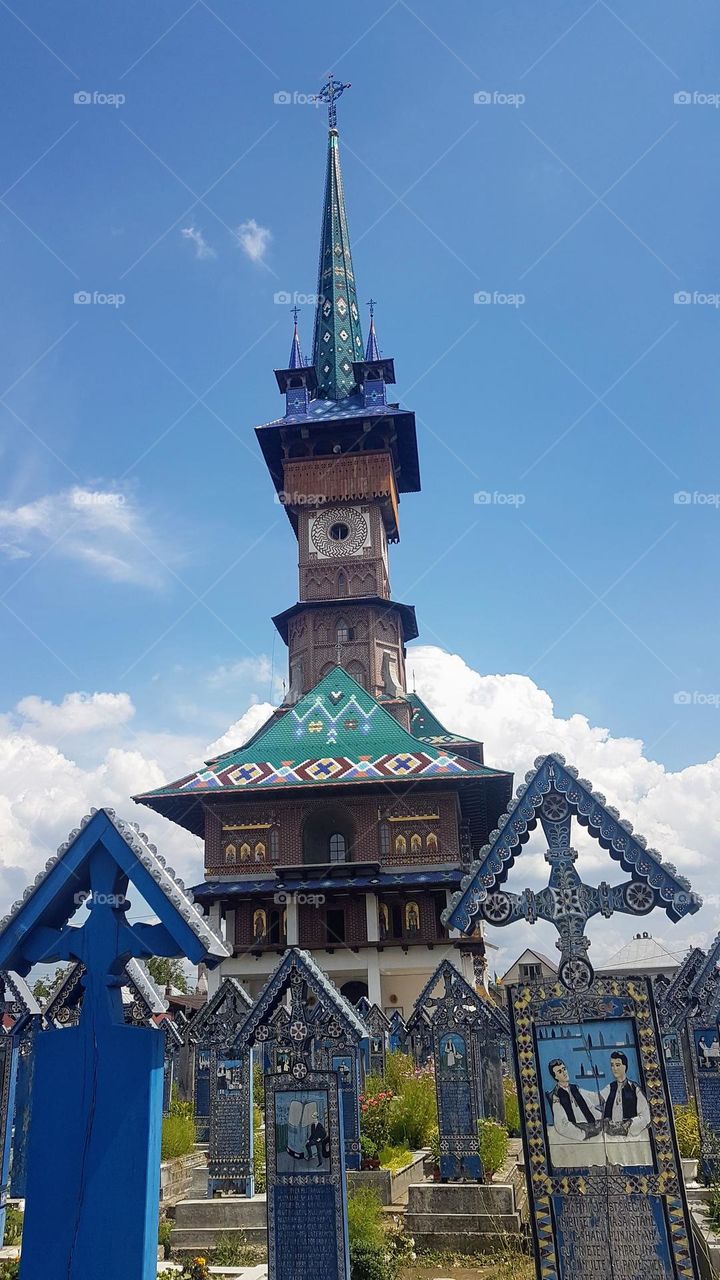 the happy cemetery, Săpânta, Romania