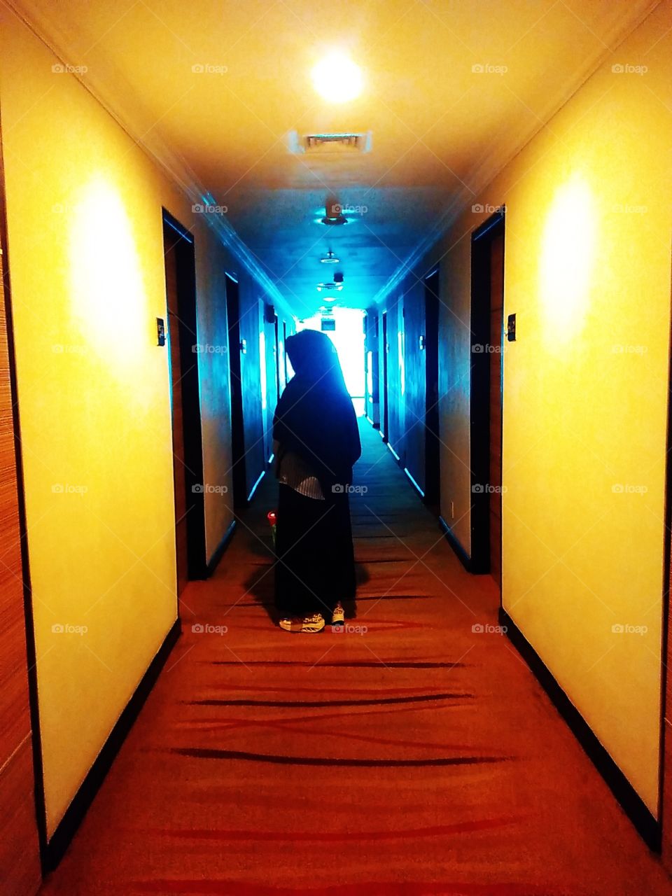 the girl in the corridor