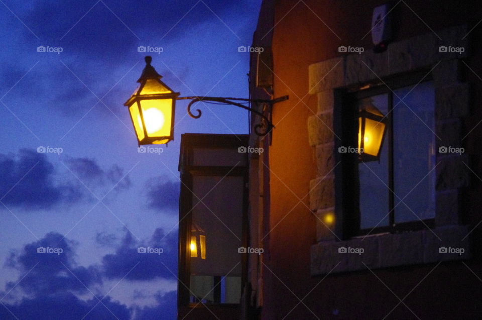 Street light in Malta
