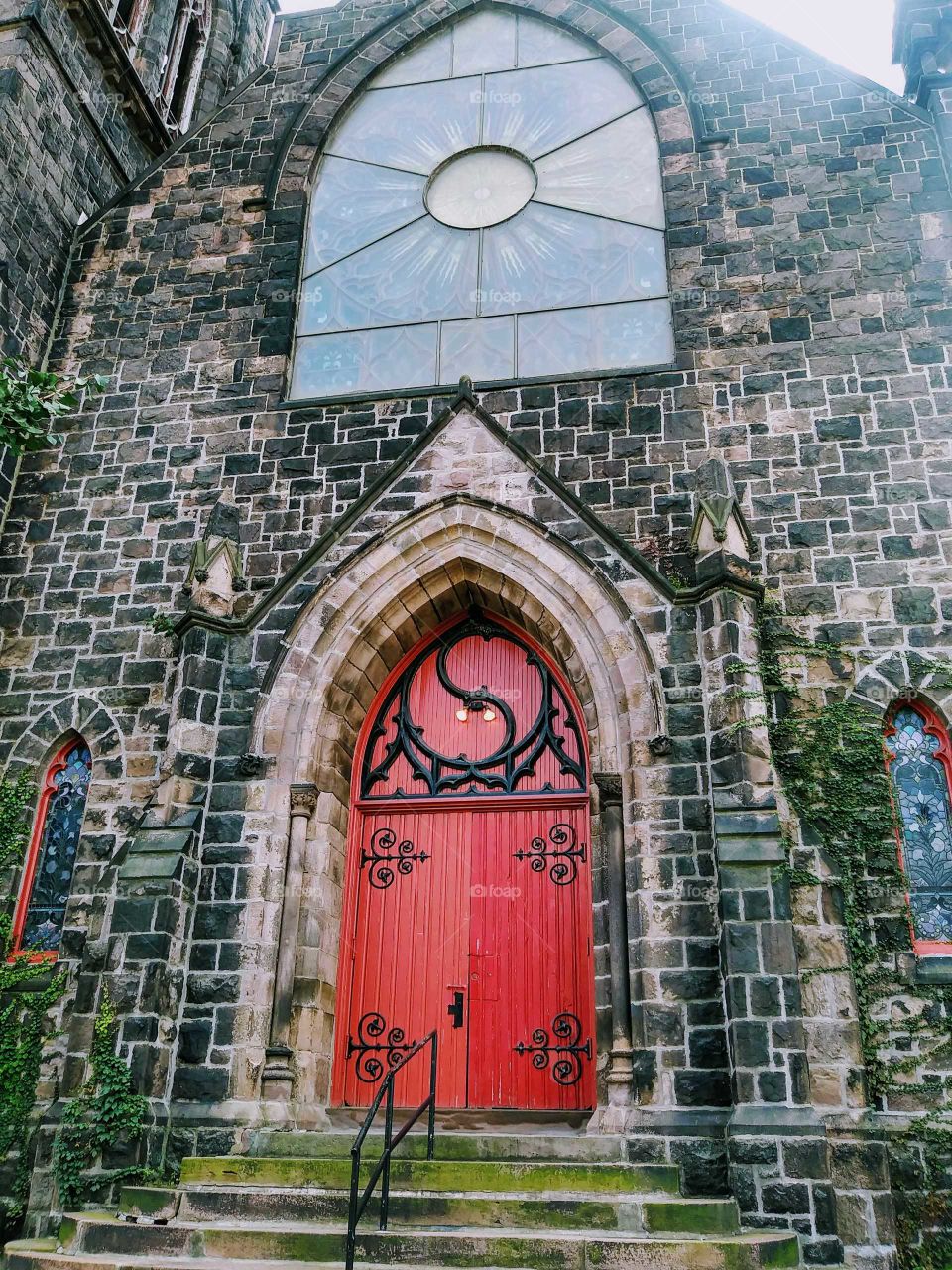 Church entrance/ Camden, NJ