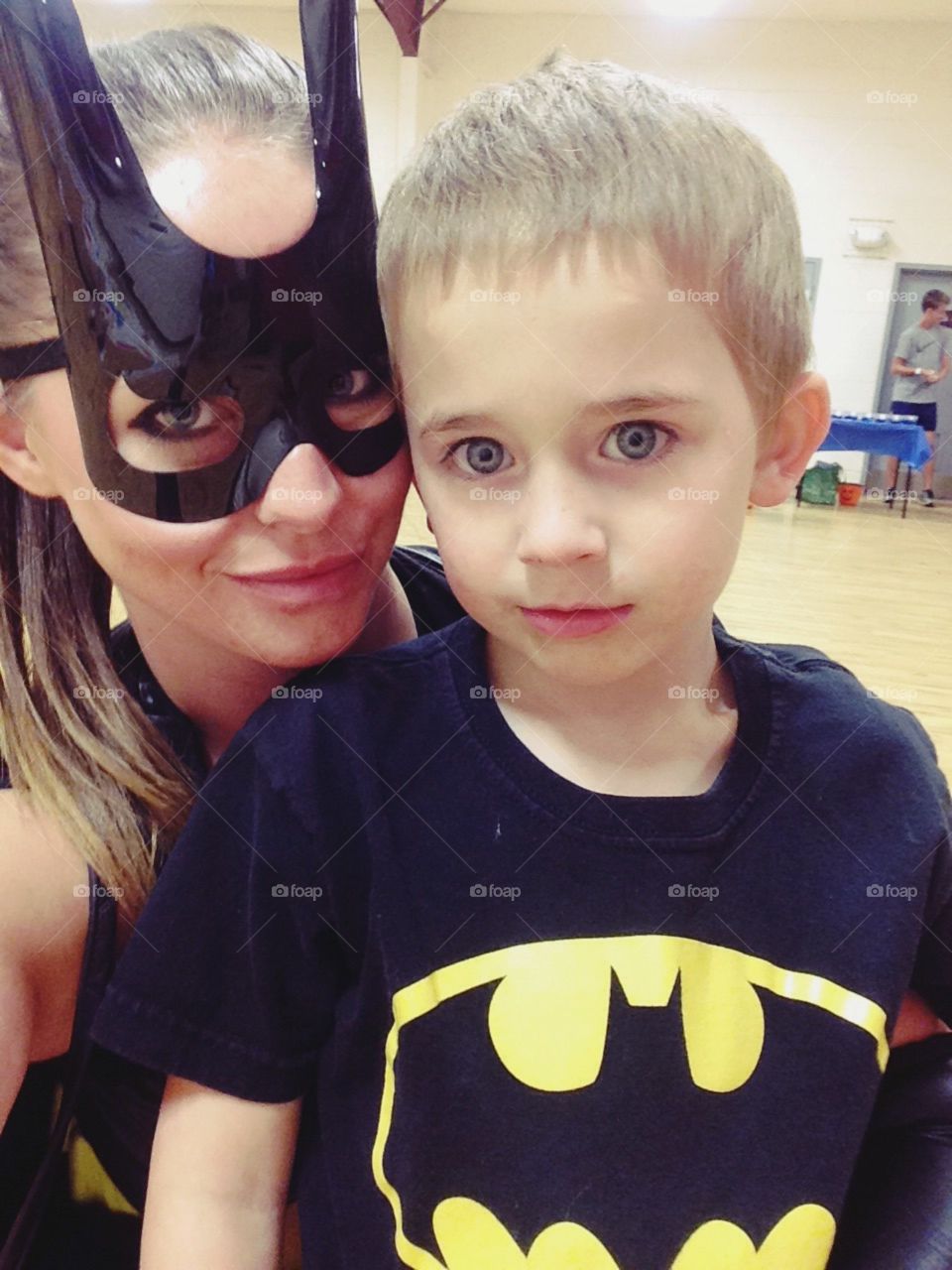 Bat Woman and Boy