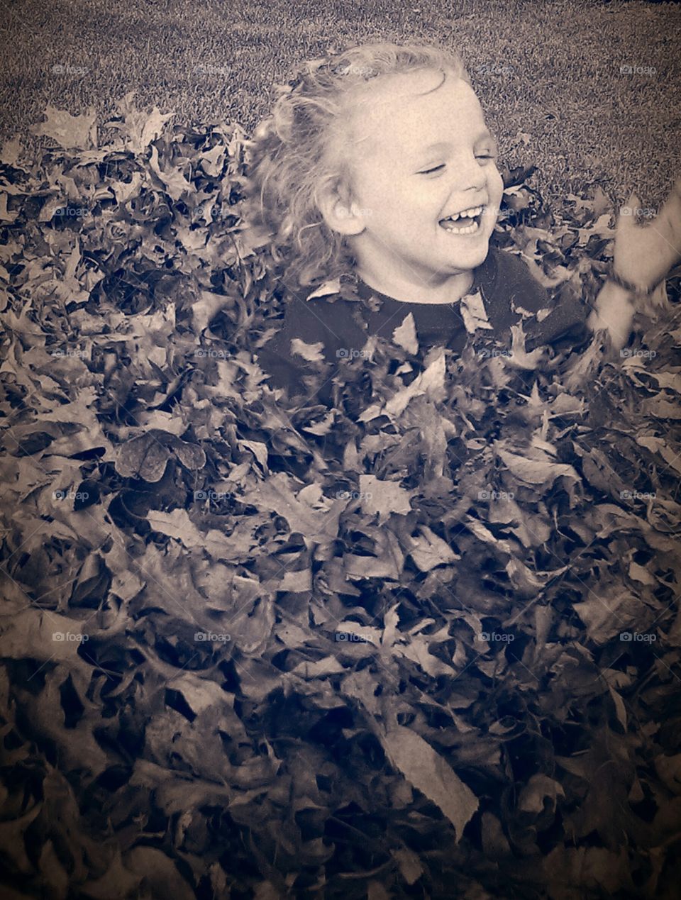 Leaf Pile Fun