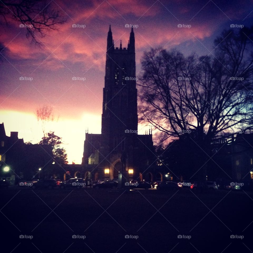 Duke sunset