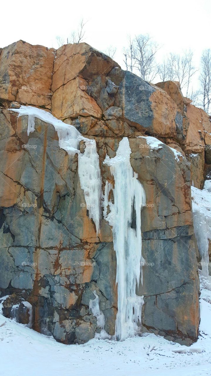 No Person, Nature, Winter, Snow, Rock