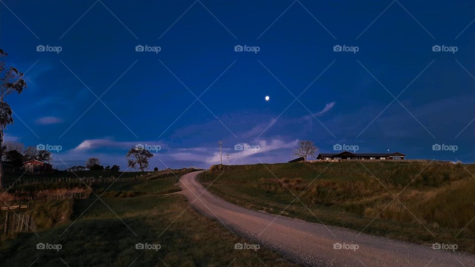 Night view New Zealand