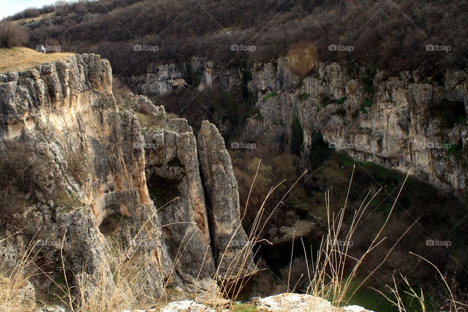 Limestone cliffs