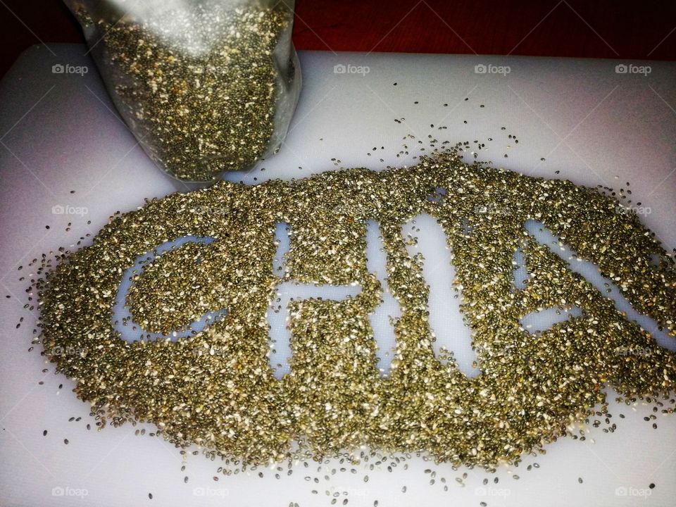 Organic chia seeds. ♥️🍃