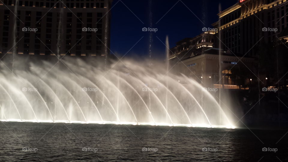 Belagio water fountain show