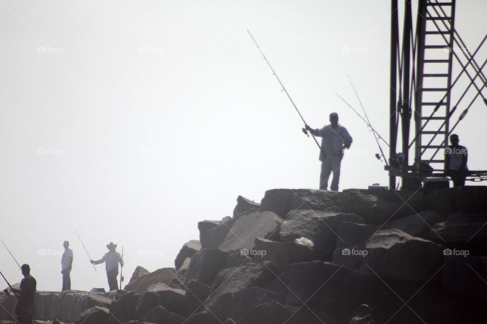 Fishing in the fog