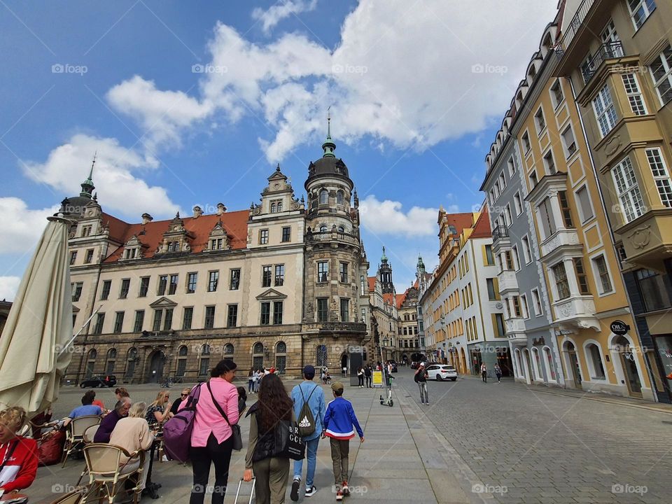 Tourists Infront of German attraction