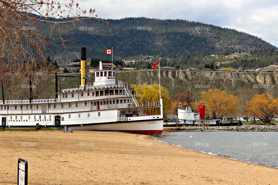 Canadian ship in penticton 