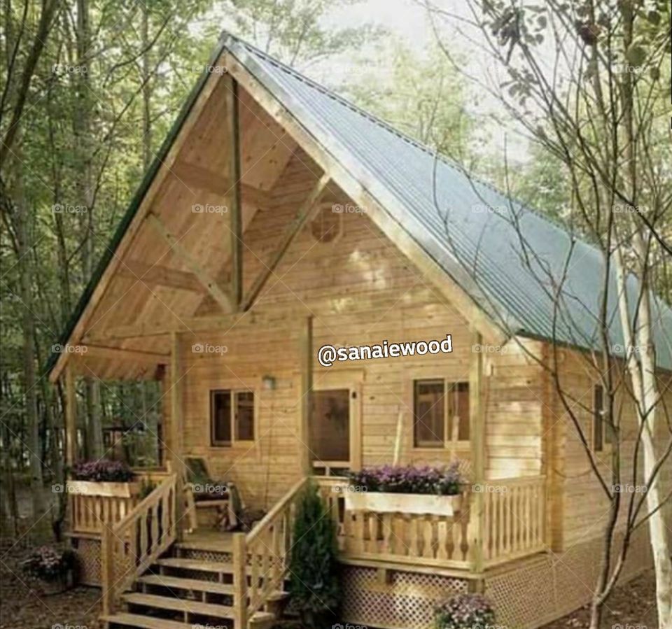 wood house