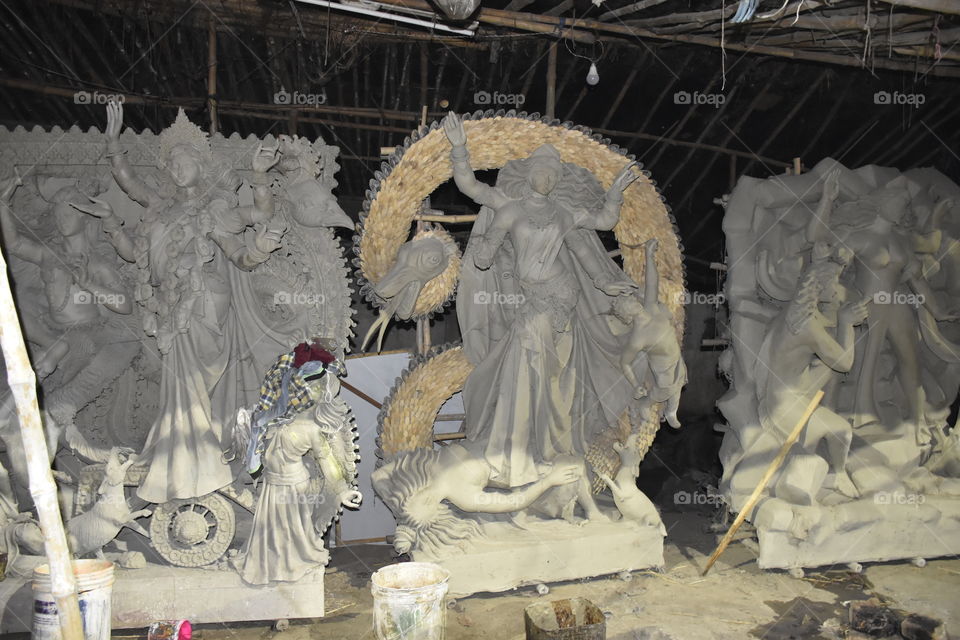 Clay Goddess Durga
