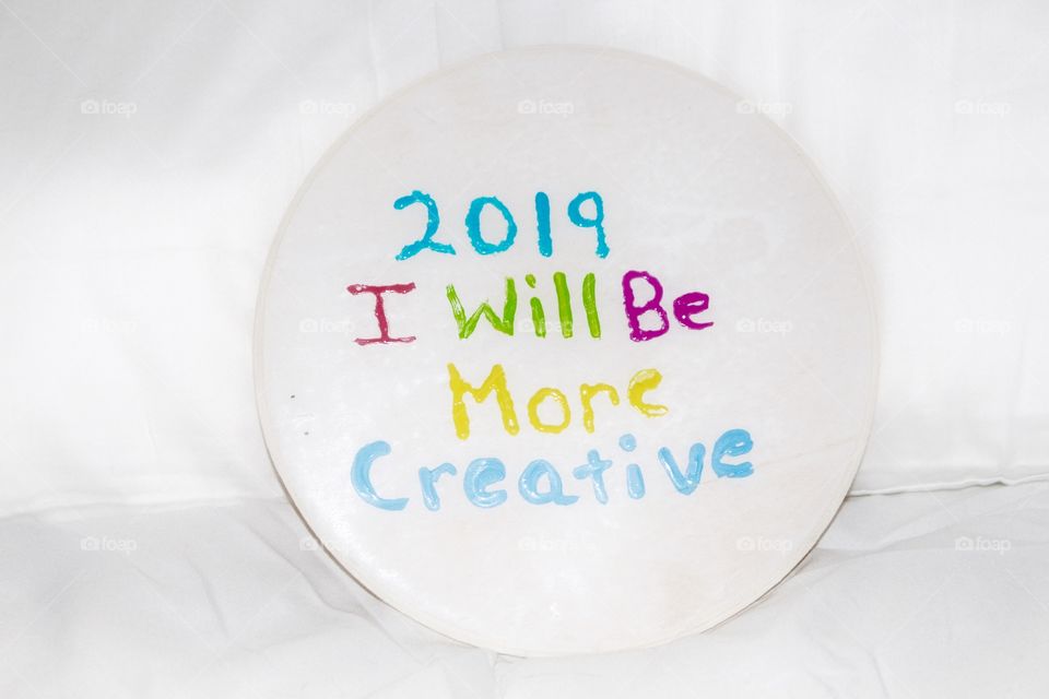 I Will be more creative in 2019