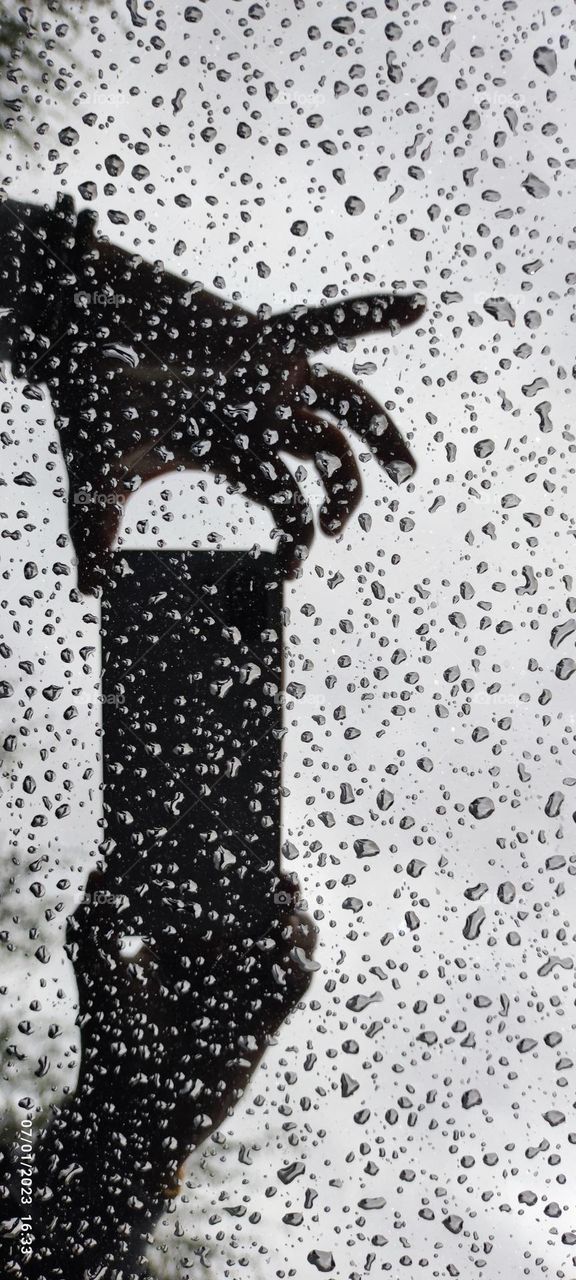 Some moments are beautiful but short-lived; Just like the raindrops on your window!