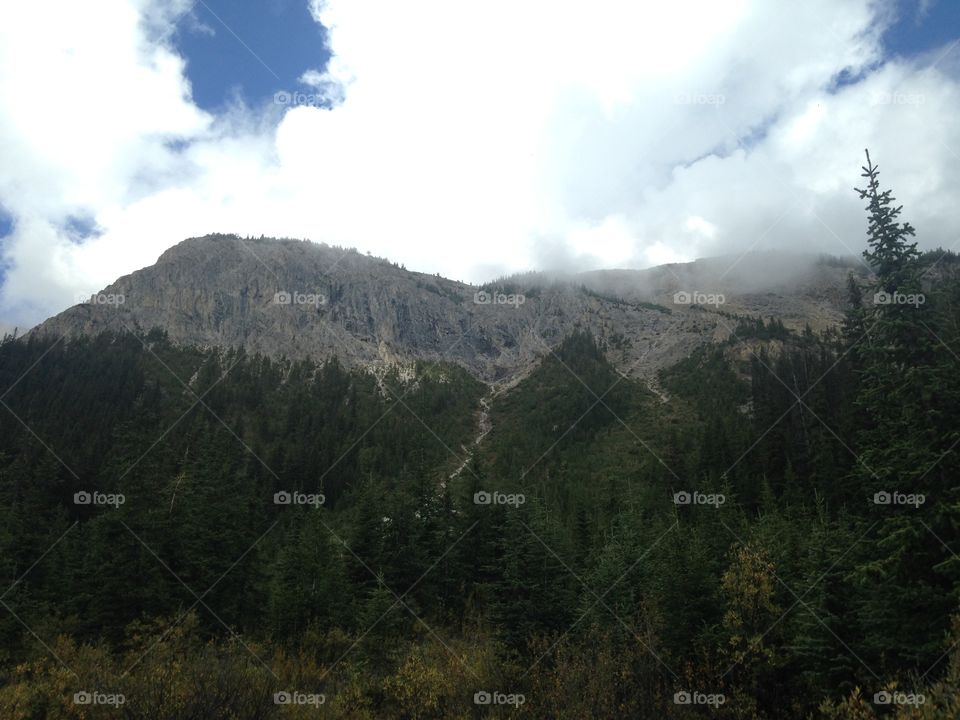 Hike at Healy pass, Alberta 