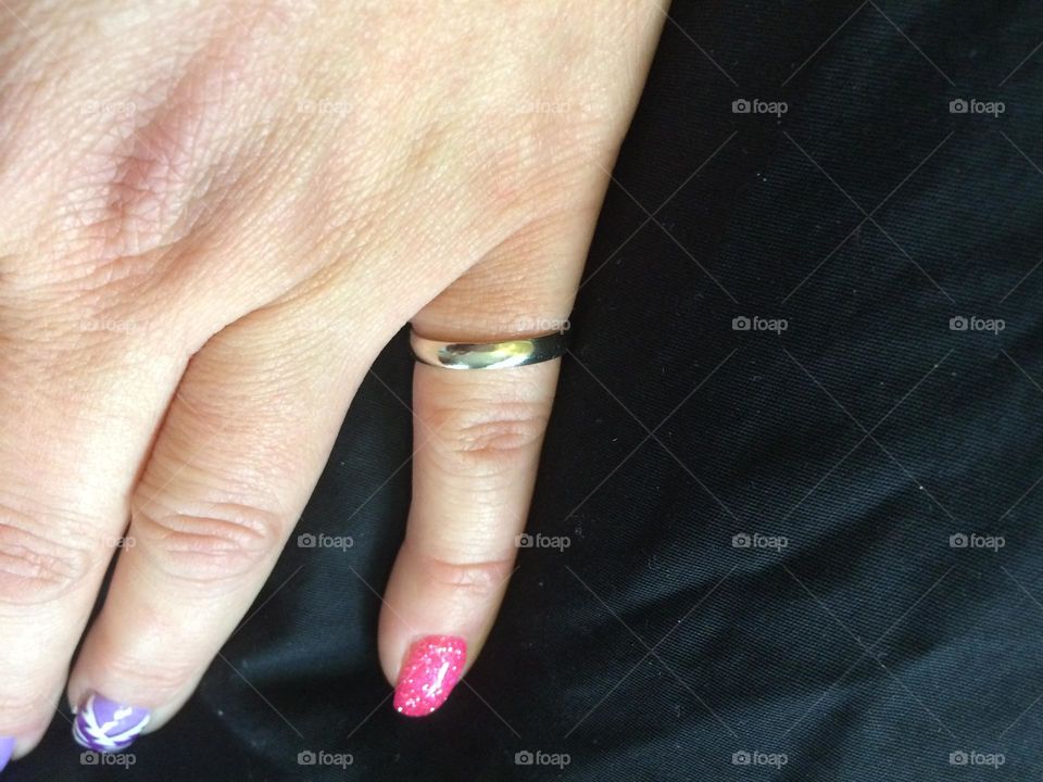 My wedding band but not married anymore 