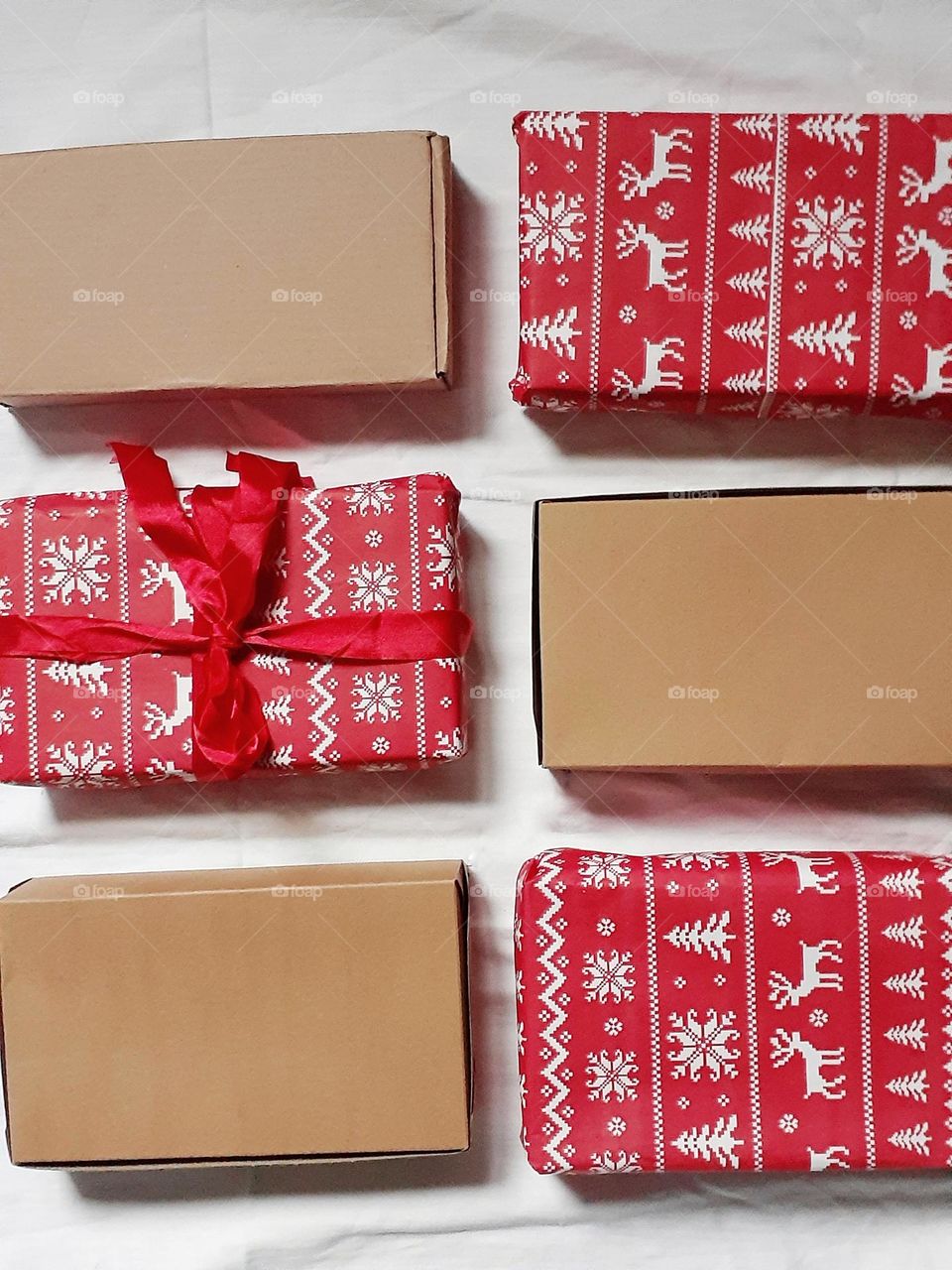 Multicolored gift boxes