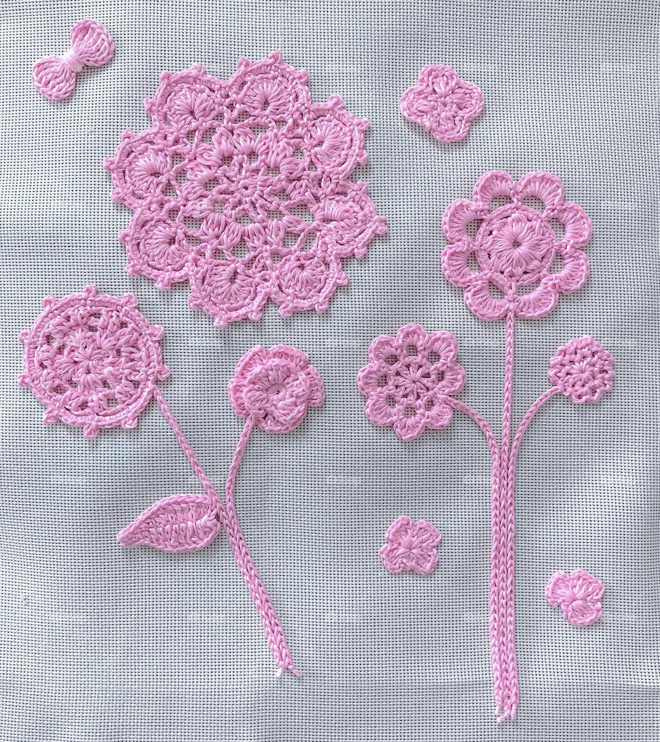 another pink crochet for home decoration