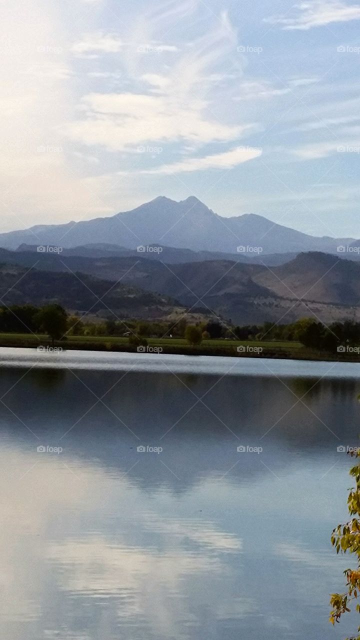 Mountain reflection