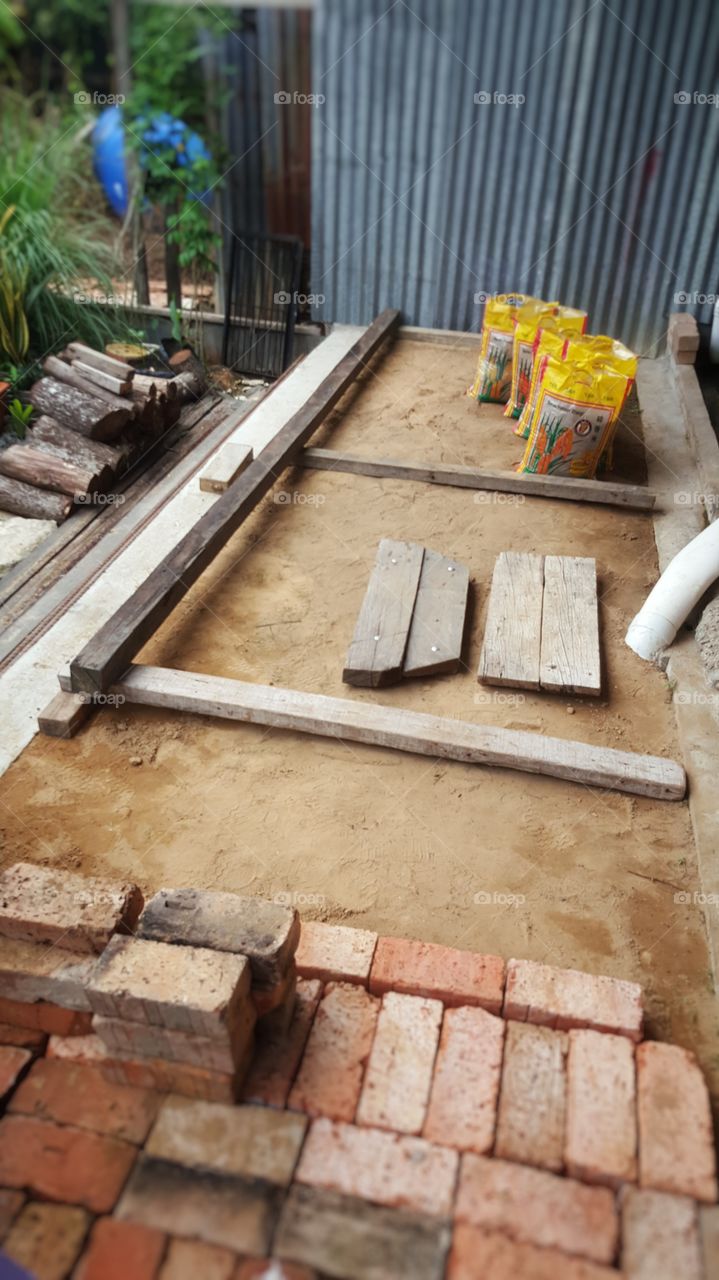 patio in the making
