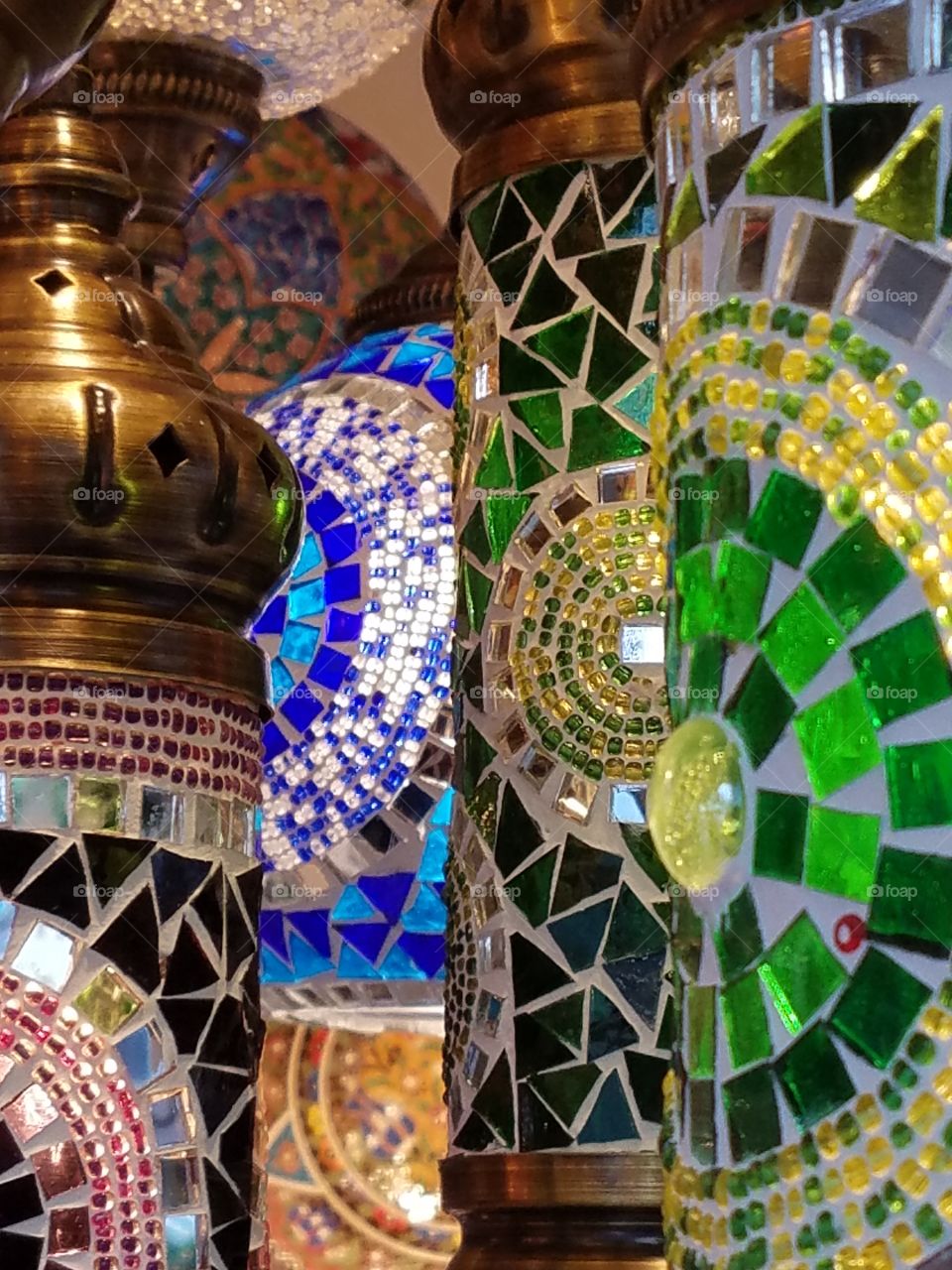 Colorful Turkish lights