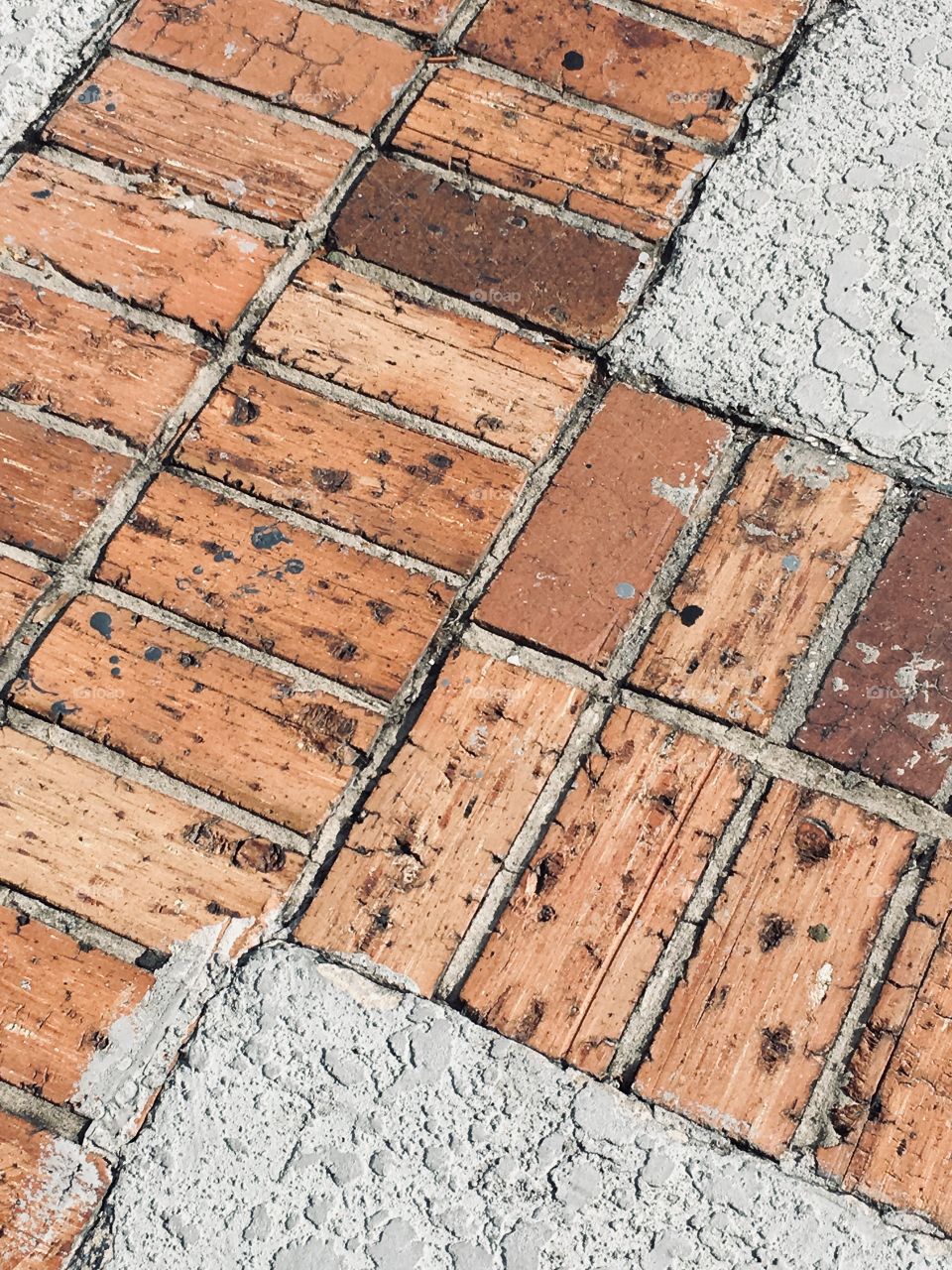Sidewalk bricks 