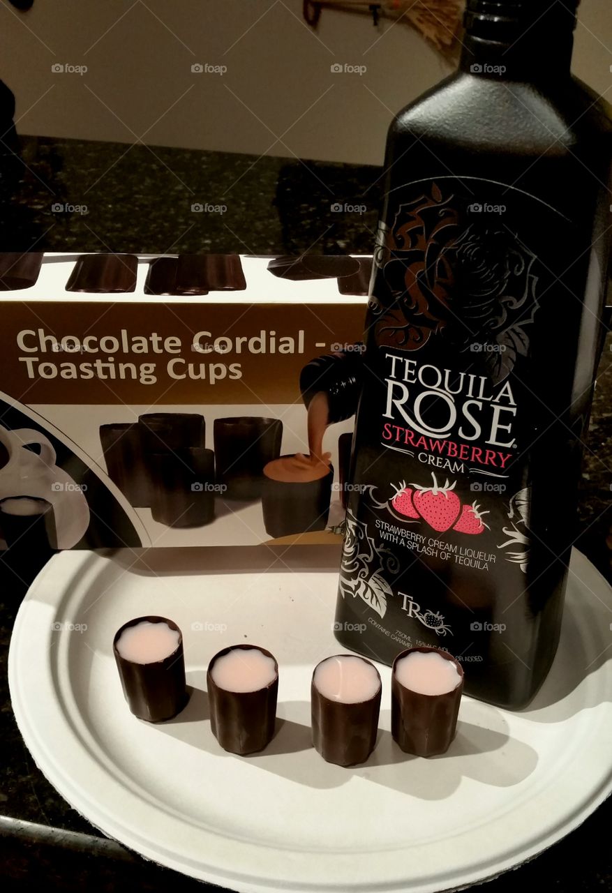 Tequila Rose Chocolate Shots